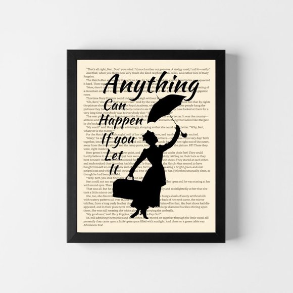 Mary Poppins Art Print, Book Decor - Picture 3 of 4